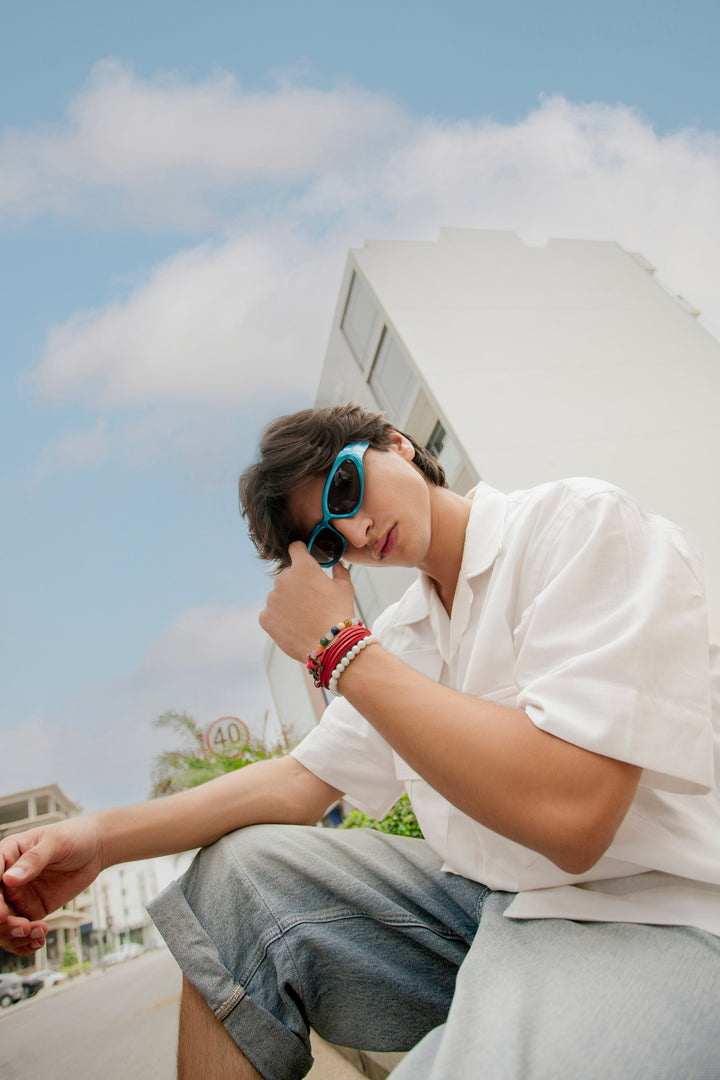 Classic White Utility Shirt – Short Sleeve