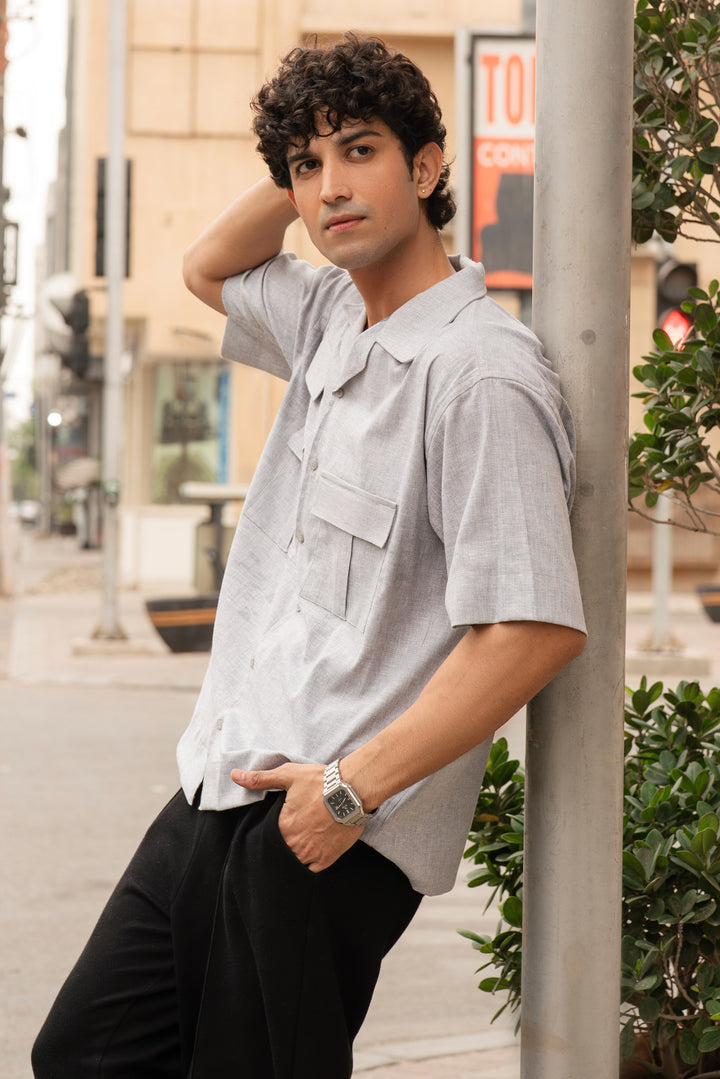 Cloud Grey Signature Utility Shirt