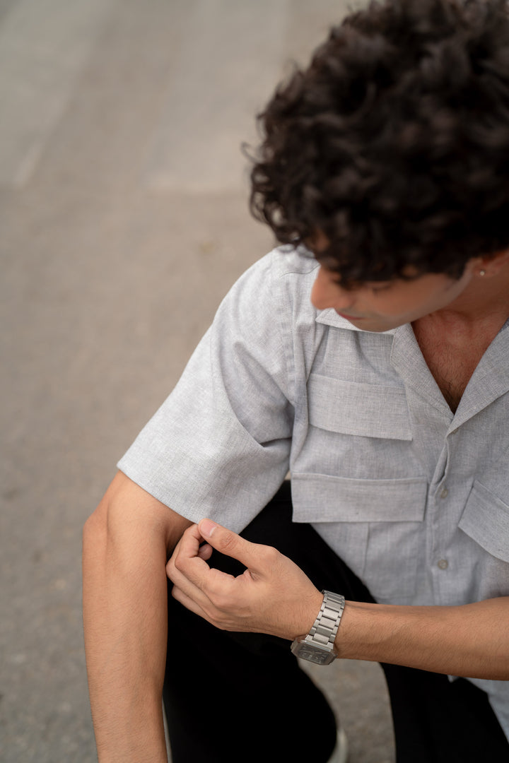 Cloud Grey Signature Utility Shirt
