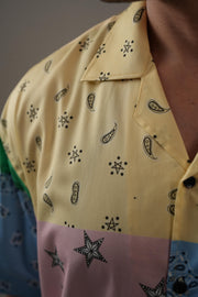 Multicolor Printed Drop Shoulder Shirt