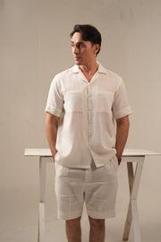 White Textured Co.ord Set