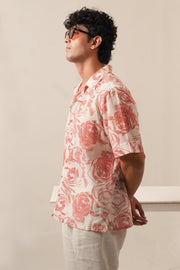 Rose Silhouette Printed Shirt