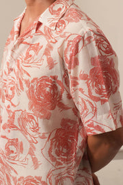 Rose Silhouette Printed Shirt