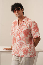Rose Silhouette Printed Shirt