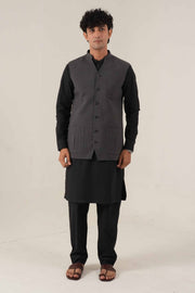 Charcoal Grey Classic Jawahar Coat