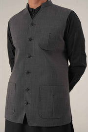 Charcoal Grey Classic Jawahar Coat