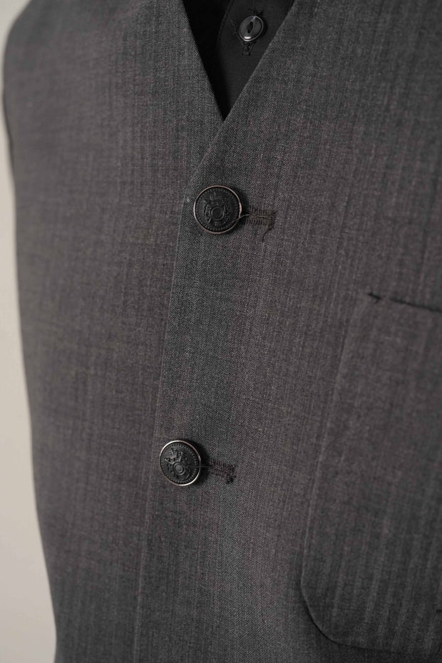 Charcoal Grey Classic Jawahar Coat