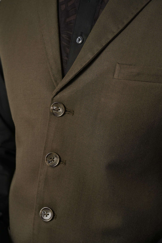 Olive Green Jawahar Coat