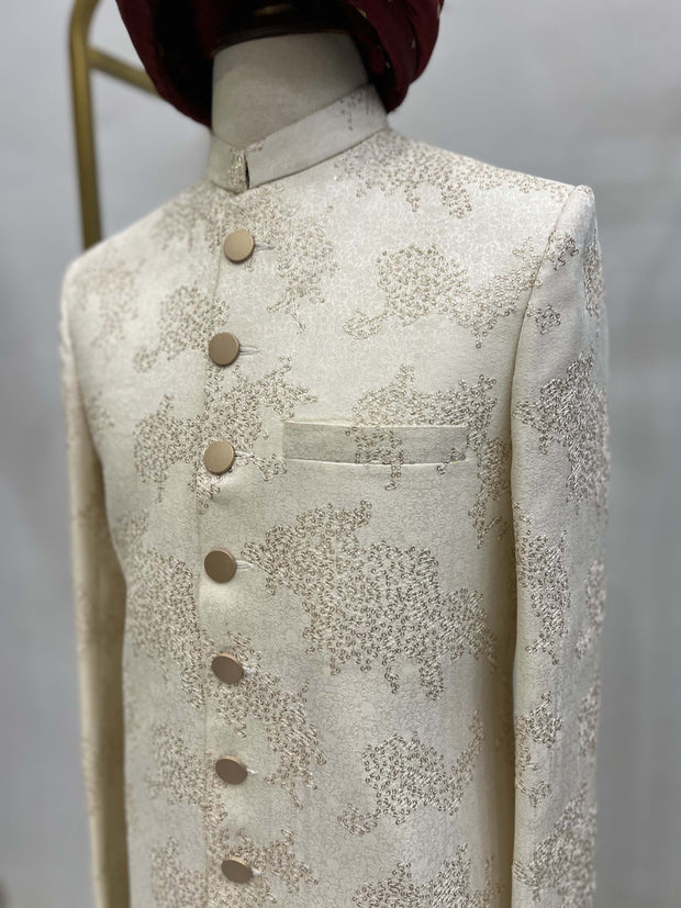 Sequence Embroidered Sherwani For Men