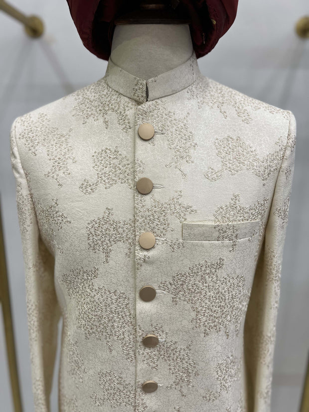 Sequence Embroidered Sherwani For Men
