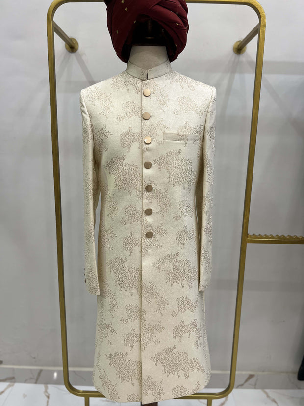 Sequence Embroidered Sherwani For Men