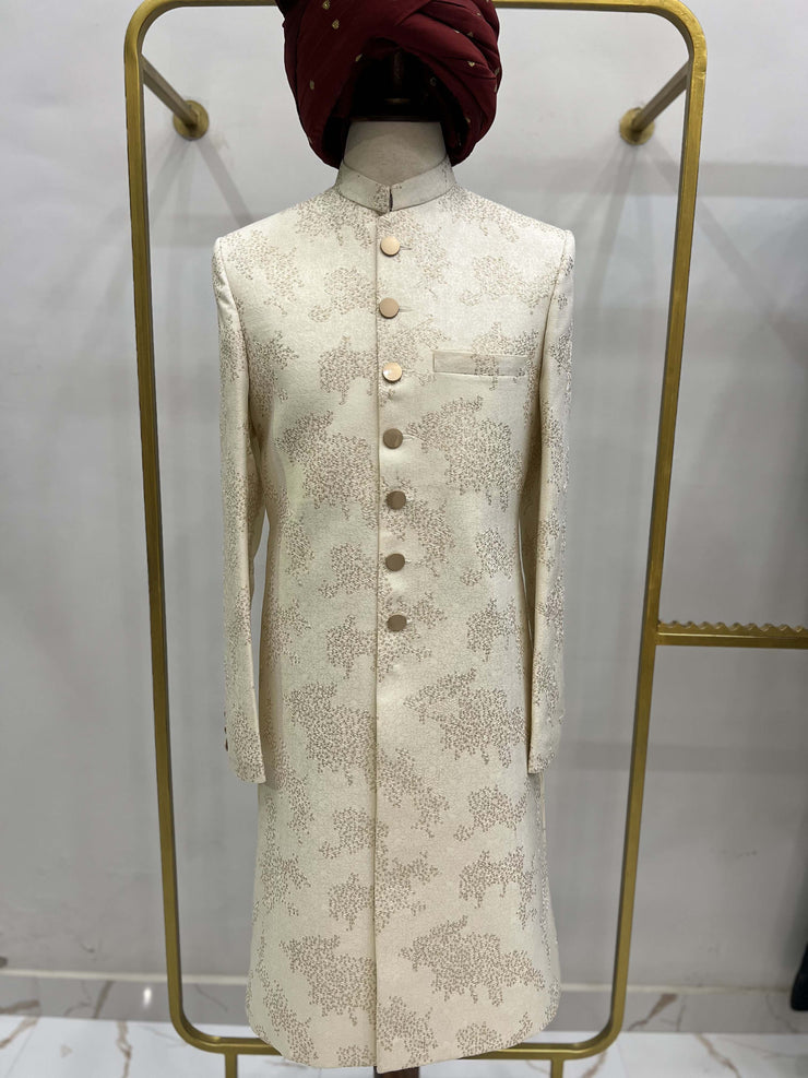 Sequence Embroidered Sherwani For Men