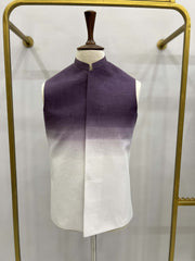 Purple Tie & Dye Waistcoat.