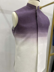 Purple Tie & Dye Waistcoat.