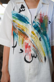 Hand Painted Drop Shoulder Shirt