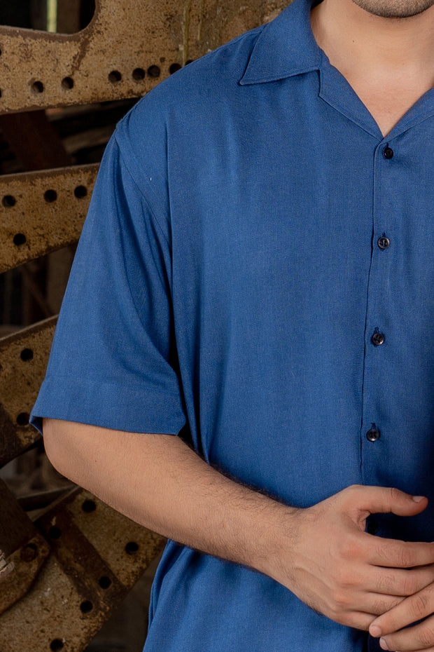Cool in Blue: Revere Collar Co-Ord Set
